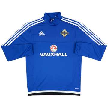 2016-17 Northern Ireland adidas 1/4 Zip Drill Top - 9/10 - (M)