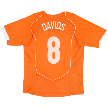 2004-06 Netherlands Home Shirt Davids #8 - 8/10 - (L)