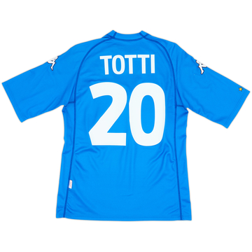 2000-01 Italy Basic Home Shirt Totti #20 - 8/10 - (M)