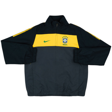 2010-11 Brazil Nike Track Jacket - 8/10 - (M.Boys)