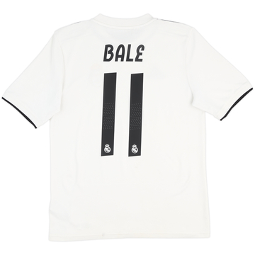 2018-19 Real Madrid Home Shirt Bale #11 - 7/10 - (XL.Boys)