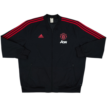 2018-19 Manchester United adidas Track Jacket - 8/10 - (3XL)