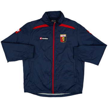 2012-13 Genoa Lotto Hooded Rain Jacket - 8/10 - (XL)