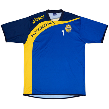 2009-10 Hellas Verona Asics Player Issue Training Shirt #1 - 9/10 - (XL)