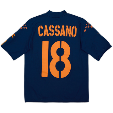 2003-04 Roma Fourth Shirt Cassano #18 - 5/10 - (S)