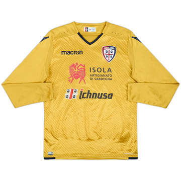 2017-18 Cagliari GK Shirt - 8/10 - (S)