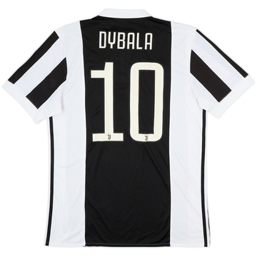 2017-18 Juventus Home Shirt Dybala #10 - 9/10 - (M)