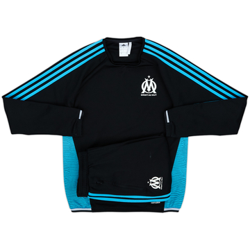 2015-16 Olympique Marseille adidas Tracksuit - 6/10 - (S)