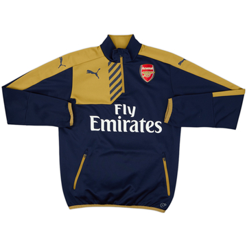 2015-16 Arsenal Puma 1/4 Zip Drill Top - 8/10 - (XL.Boys)