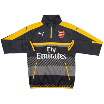 2016-17 Arsenal Puma 1/4 Zip Drill Top - 8/10 - (S)