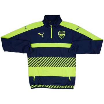 2016-17 Arsenal Puma 1/4 Zip Drill Top - 9/10 - (S)