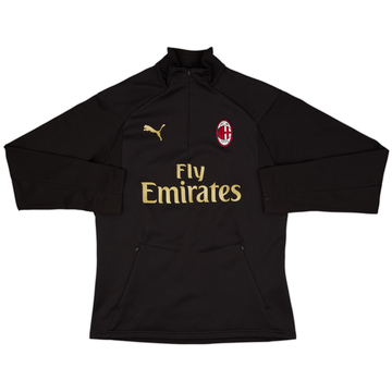 2018-19 AC Milan Puma 1/4 Zip Drill Top - 9/10 - (M)