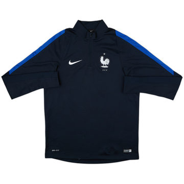 2016-17 France Nike 1/4 Zip Drill Top - 7/10 - (M)