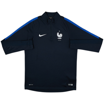 2016-17 France Nike 1/4 Zip Training Top - 8/10 - (M)