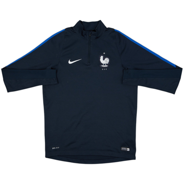 2017-18 France Nike 1/4 Zip Drill Top - 8/10 - (M)
