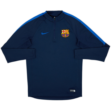 2016-17 Barcelona Nike 1/4 Zip Drill Top - 9/10 - (S)