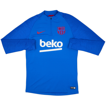 2019-20 Barcelona Nike 1/4 Zip Drill Top - 8/10 - (S)