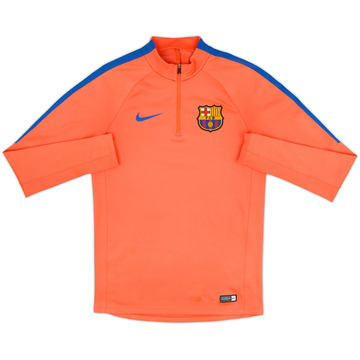 2016-17 Barcelona Nike 1/4 Zip Drill Top - 5/10 - (S)