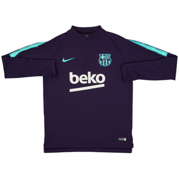2018-19 Barcelona Nike 1/4 Zip Drill Top - 7/10 - (M)