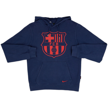 2013-14 Barcelona Nike Hooded Sweat Top - 7/10 - (S)