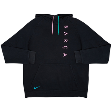 2020-21 Barcelona Nike Hooded Sweat Top - 7/10 - (L)