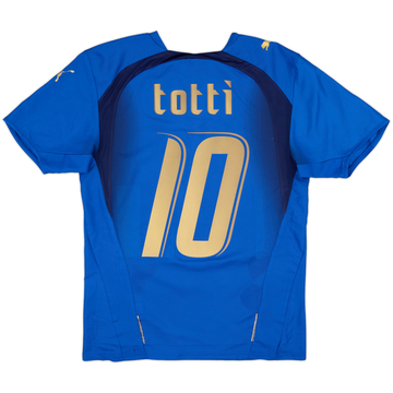 2006 Italy Home Shirt Totti #10 - 7/10 - (S)