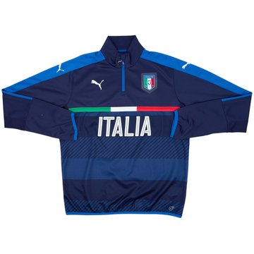 2016-17 Italy Puma 1/4 Zip Training Top - 8/10 - (XL)