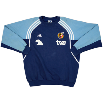 2000-02 Spain Player Issue adidas Sweat Top - 6/10 - (L/XL)