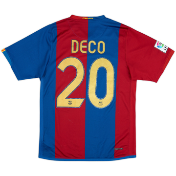 2006-07 Barcelona Home Shirt Deco #20 - 7/10 - (S)
