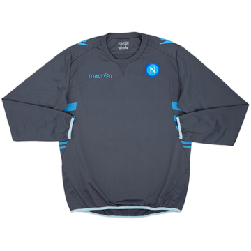 2013-14 Napoli Macron Sweat Top - 8/10 - (M)