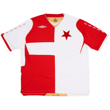 2008-09 Slavia Prague Home Shirt - 9/10 - (XXL)