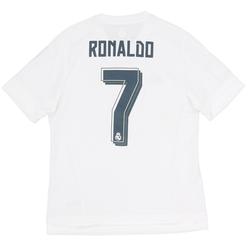 2015-16 Real Madrid Home Shirt Ronaldo #7 - 7/10 - (M)