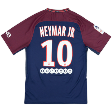 2017-18 Paris Saint-Germain Home Shirt Neymar Jr #10 - 7/10 - (S)