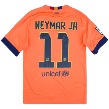 2014-15 Barcelona Away Shirt Neymar Jr #11 - 7/10 - (S)