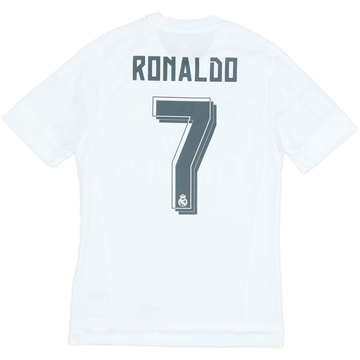 2015-16 Real Madrid Home Shirt Ronaldo #7 - 8/10 - (S)