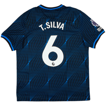 2023-24 Chelsea Away Shirt T.Silva #6 - 9/10 - (XL)