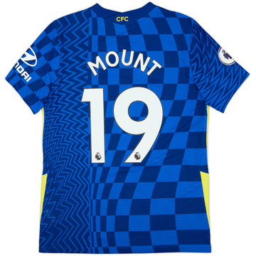 2021-22 Chelsea Authentic Home Shirt Mount #19 - 10/10 - (L)
