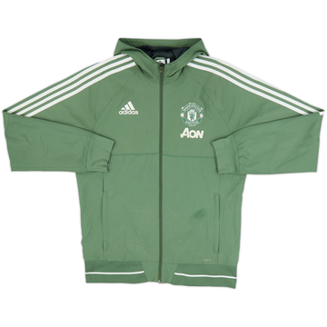 2017-18 Manchester United adidas Hooded Track Jacket - 6/10 - (M)