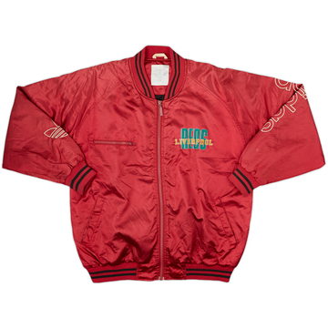 1991-93 Liverpool adidas Padded Bomber Jacket - 8/10 - (L)