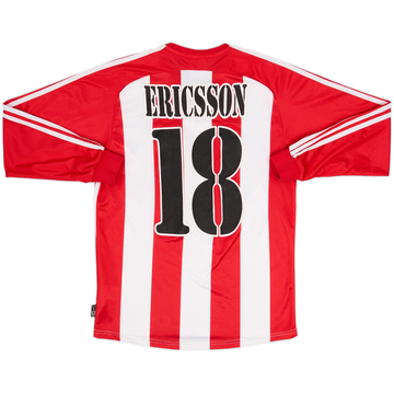 2003-04 Aalborg Home L/S Shirt Ericsson #18 - 3/10 - (S)