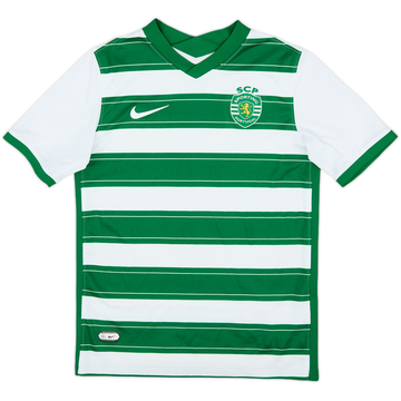 2021-22 Sporting CP Home Shirt - 9/10 - (L.Boys)