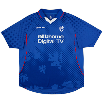 2002-03 Rangers Home Shirt - 8/10 - (XL)