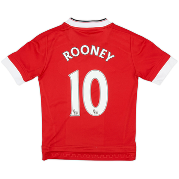 2015-16 Manchester United Home Shirt Rooney #10 - 8/10 - (7-8 Years)