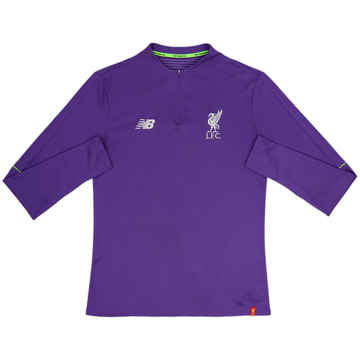 2018-19 Liverpool New Balance 1/4 Zip Training Top - 8/10 - (M)