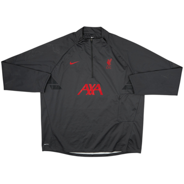 2020-21 Liverpool Nike 1/4 Zip Drill Top - 7/10 - (XXL)