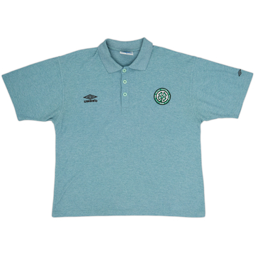 1995-96 Celtic Umbro Polo Shirt - 8/10 - (M)