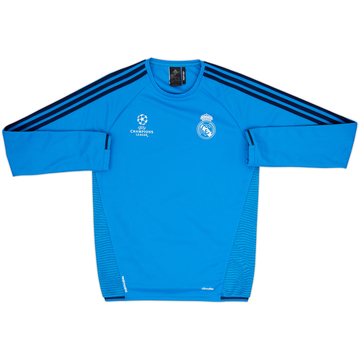 2015-16 Real Madrid CL adidas Sweat Top - 8/10 - (S)
