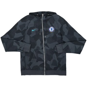 2017-18 Chelsea Nike Hooded Track Jacket - 8/10 - (M)