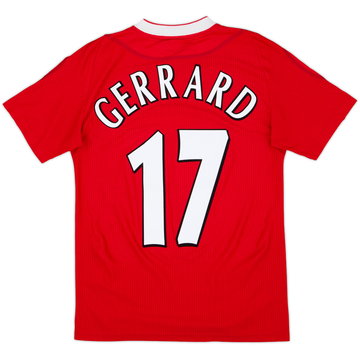 2002-04 Liverpool Home Shirt Gerrard #17 - 8/10 - (XS)