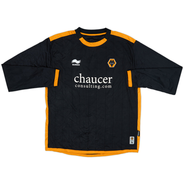 2010-12 Wolves Away L/S Shirt #18 - 7/10 - (L)